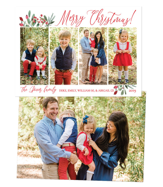 Berries Christmas Card