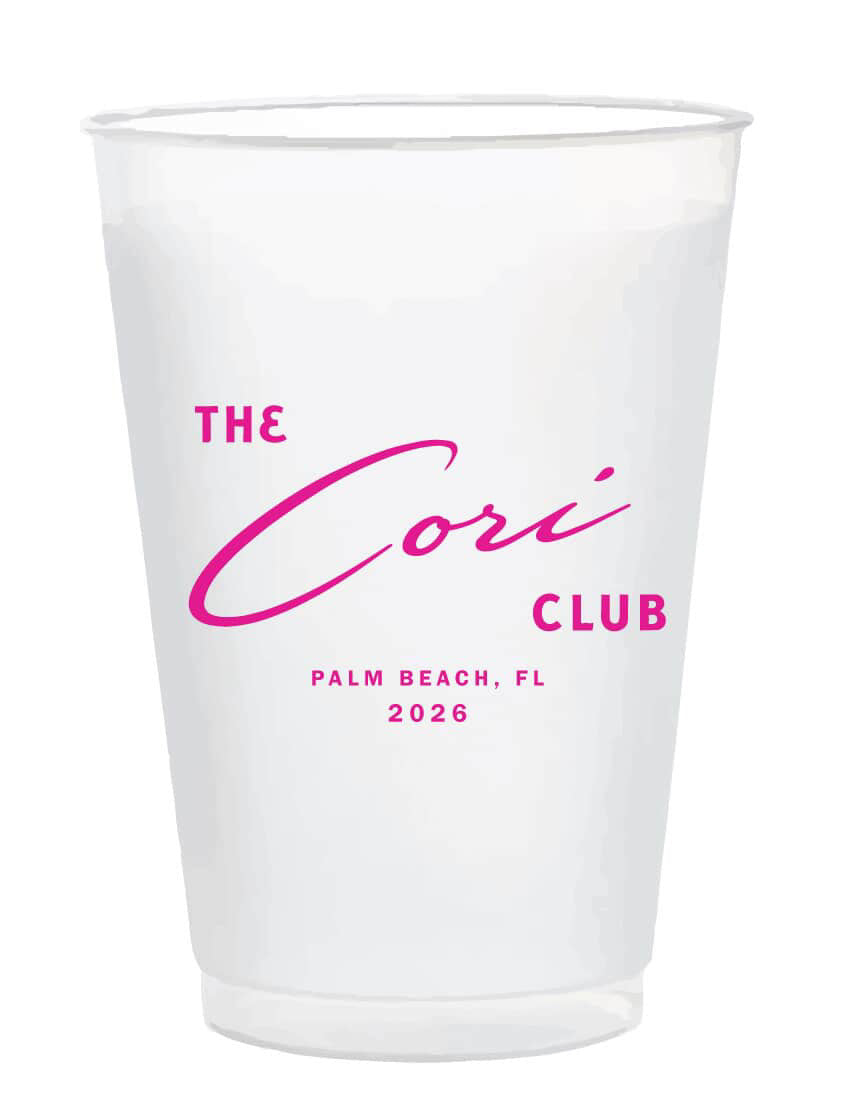 Custom 16oz frosted cups