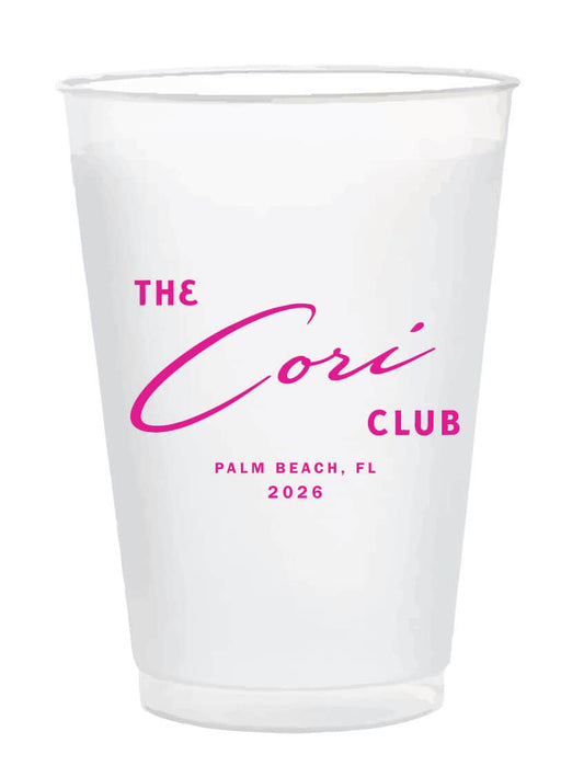 Custom 16oz frosted cups