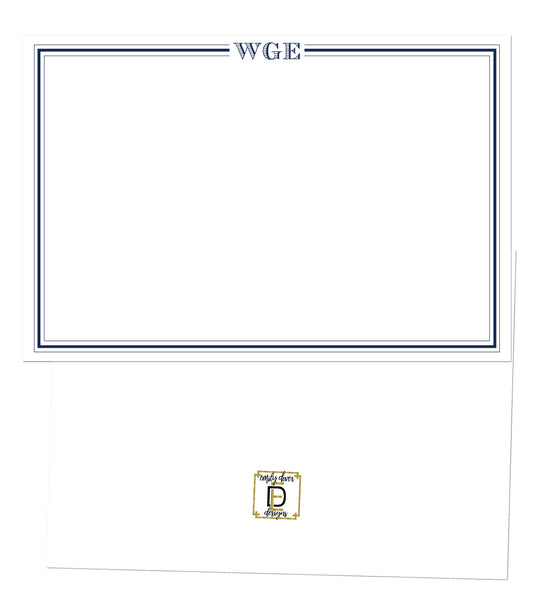 Navy Notecards