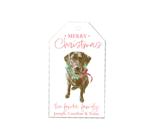 Pup Christmas Gift Tags