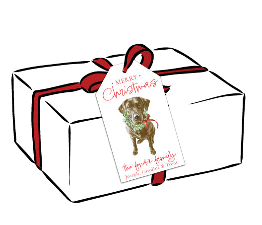 Pup Christmas Gift Tags