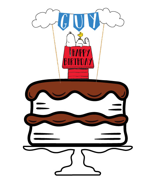 Snoopy Cake Topper