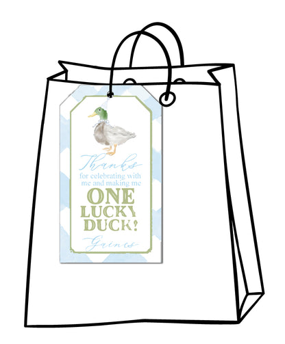 Party Duck Favor Tags