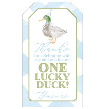 Party Duck Favor Tags