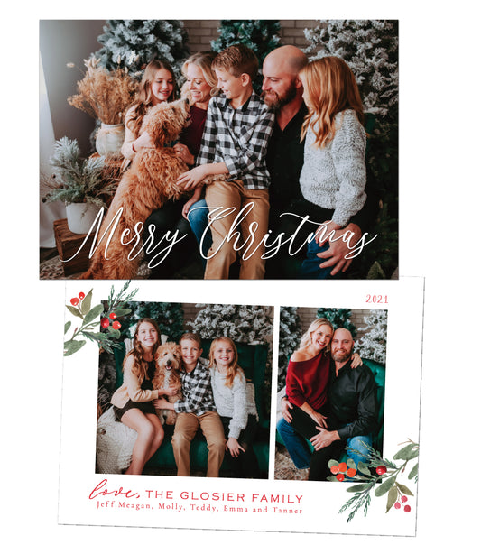 Berries Christmas Card