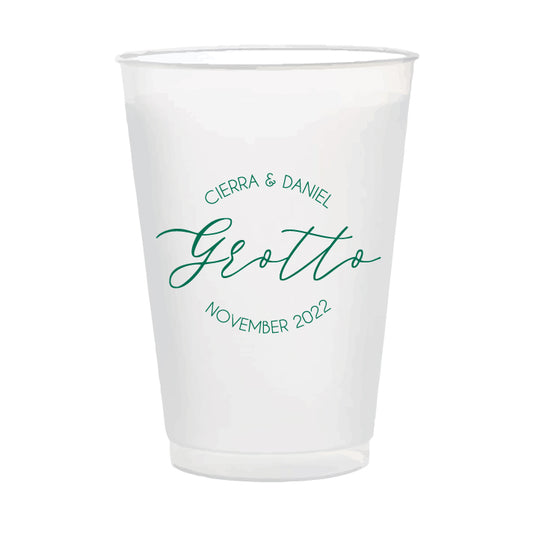 Custom 16oz frosted cups