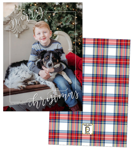 Plaid Christmas Card