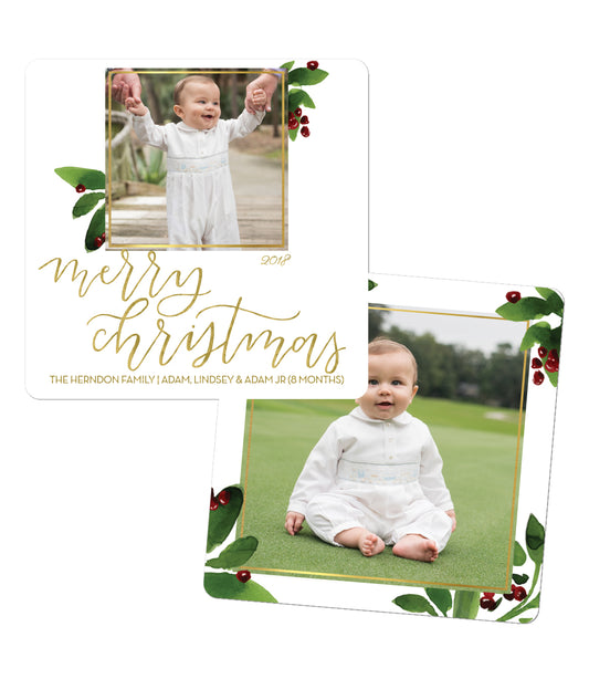 Winter Berries Christmas Card