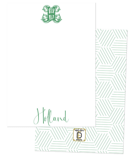 Monogram Notecards