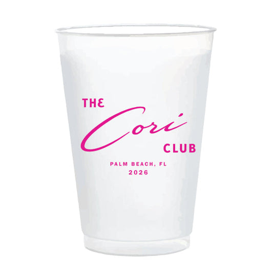 Custom 16oz frosted cups