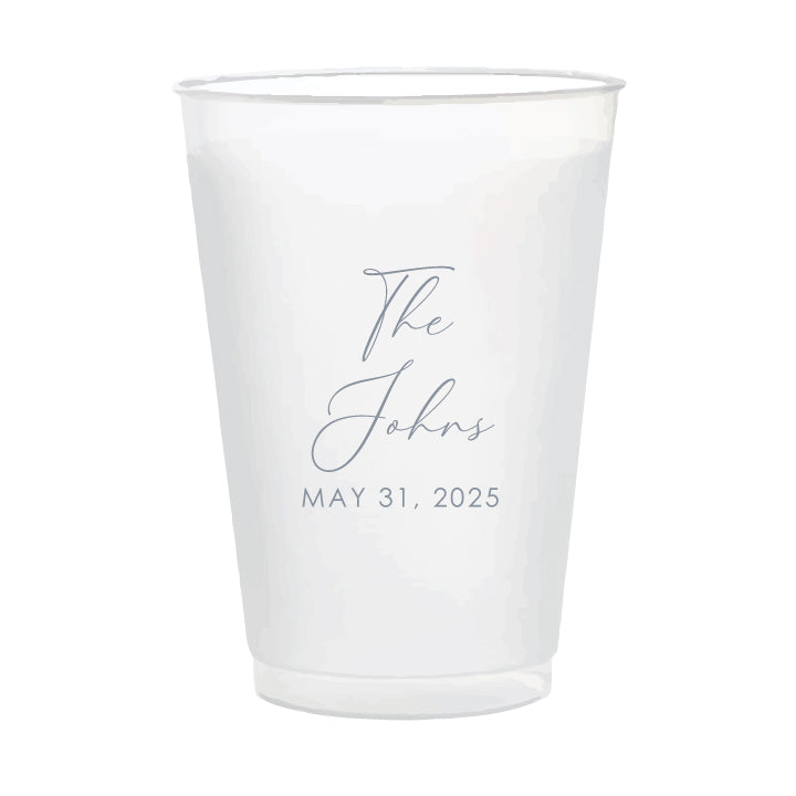 Custom Sketch 16oz frosted cups