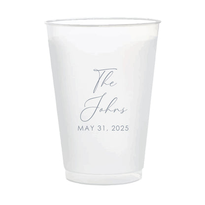 Custom Sketch 16oz frosted cups