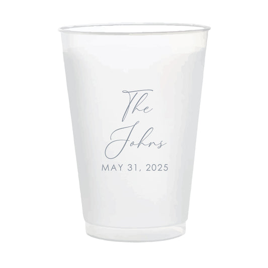 Custom Sketch 16oz frosted cups