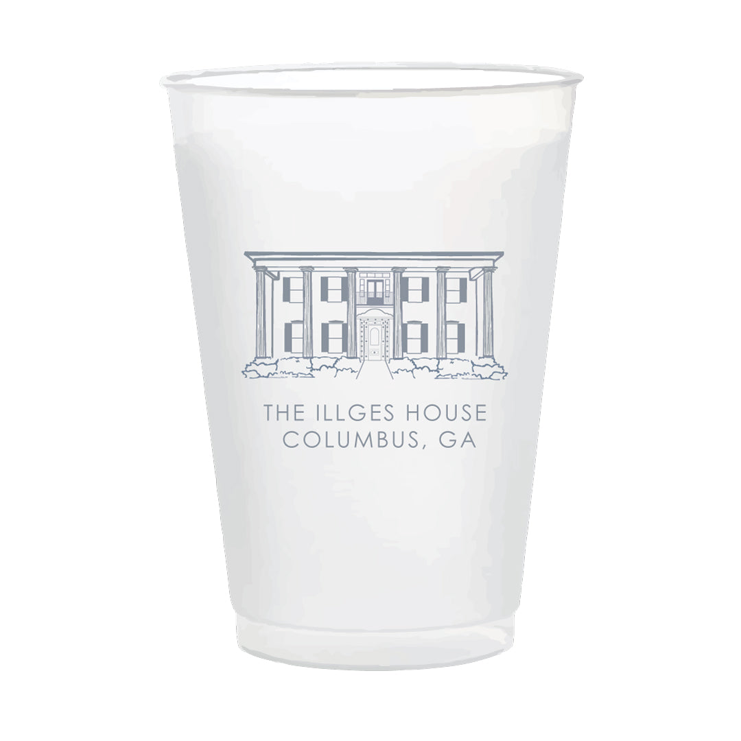 Custom Sketch 16oz frosted cups