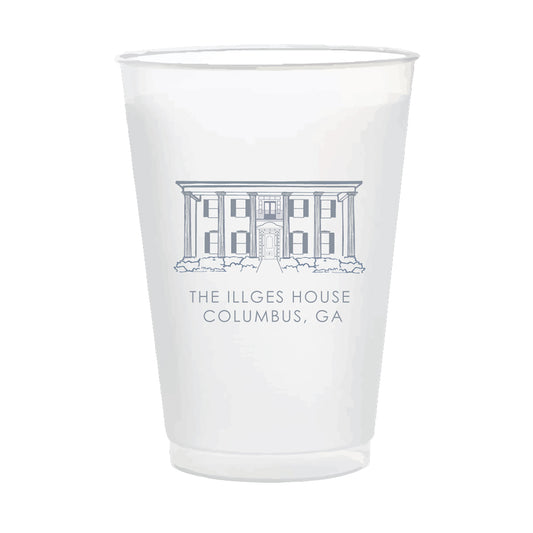 Custom Sketch 16oz frosted cups