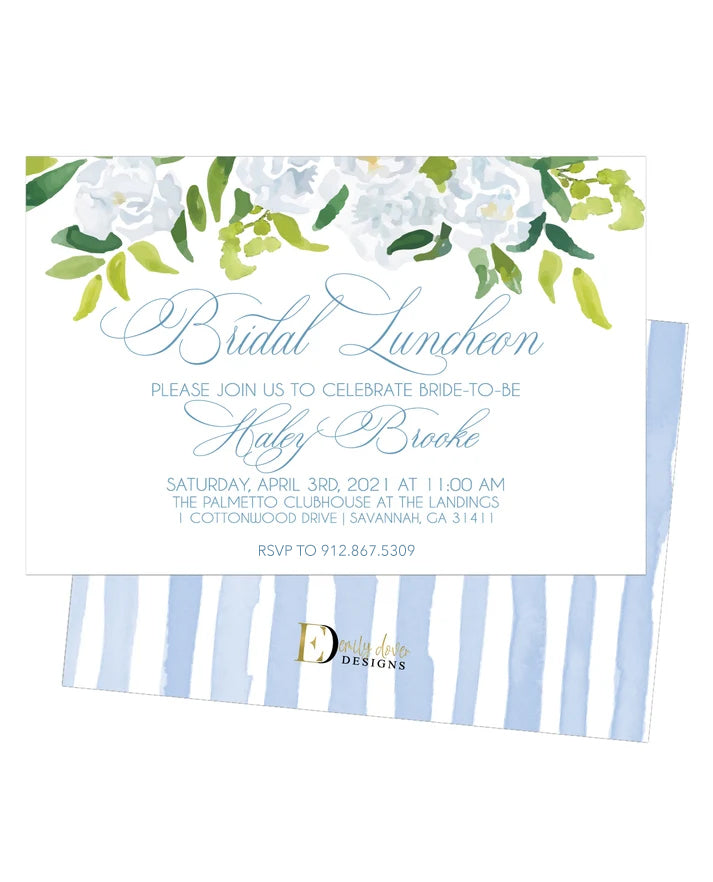 Botanical Wedding Shower Invitation