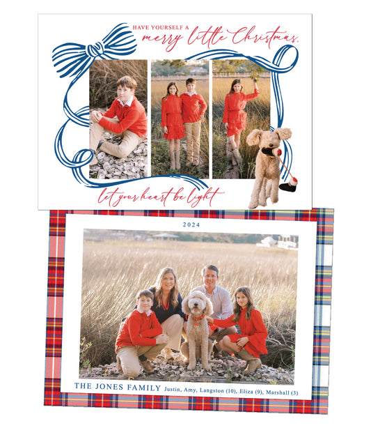 Ribbon Christmas Card
