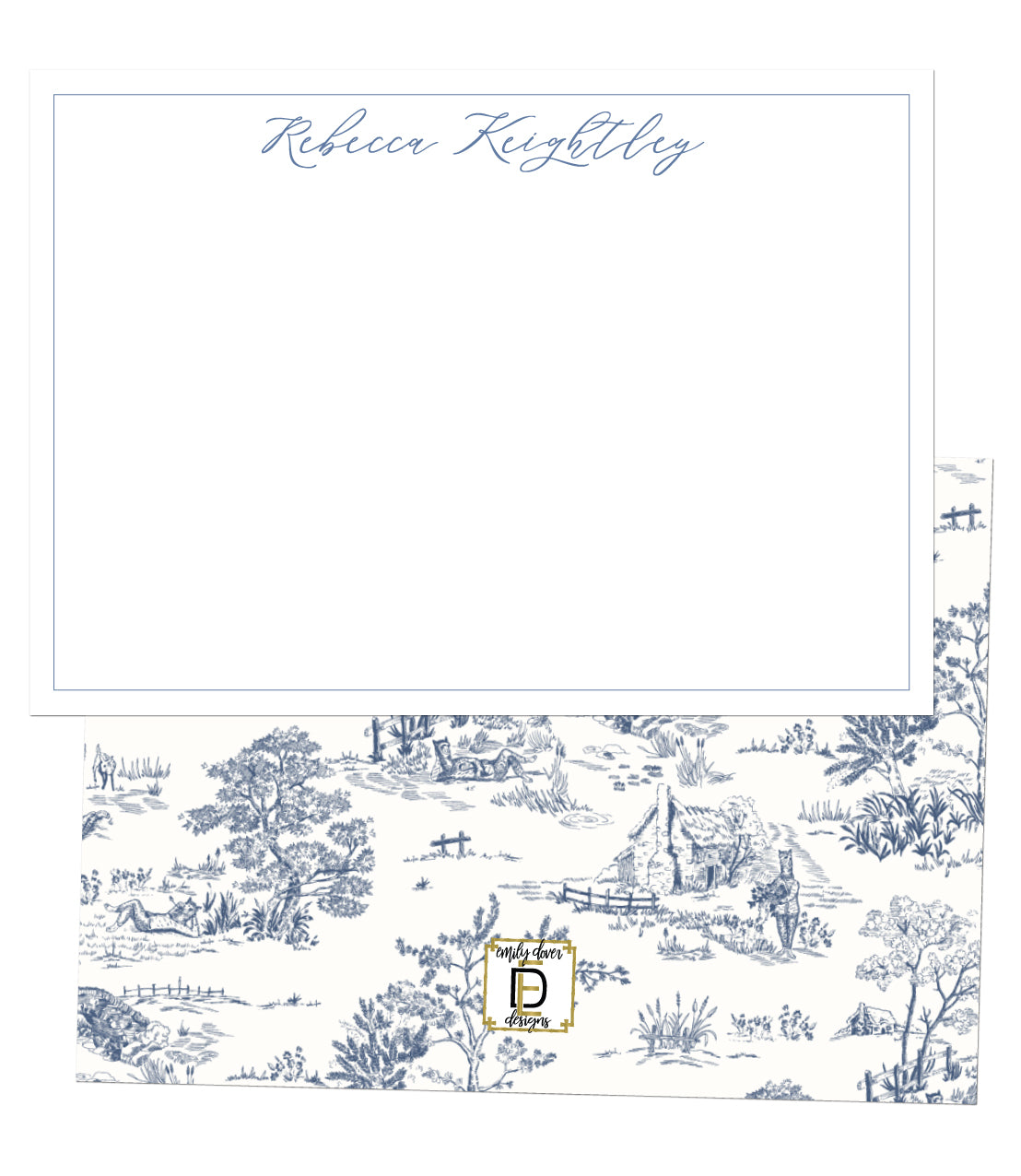 Toile Notecards