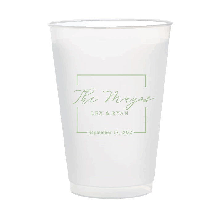 City State 16oz frosted cups