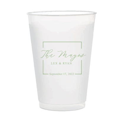 City State 16oz frosted cups