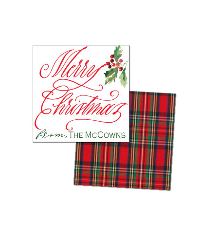Mistletoe Christmas Gift Tags