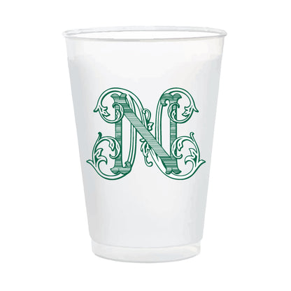 Monogram 16oz frosted cups