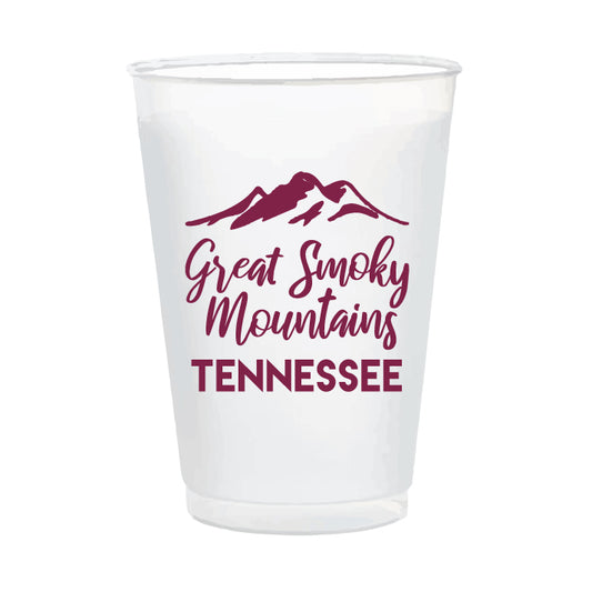 Custom 16oz frosted cups