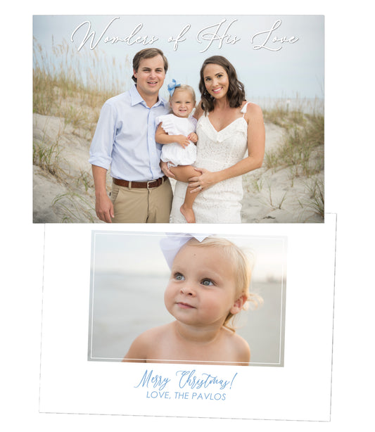 Family Photo Christmas Card