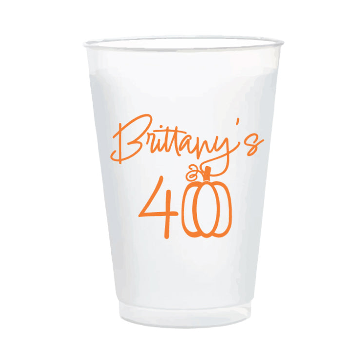 Custom 16oz frosted cups