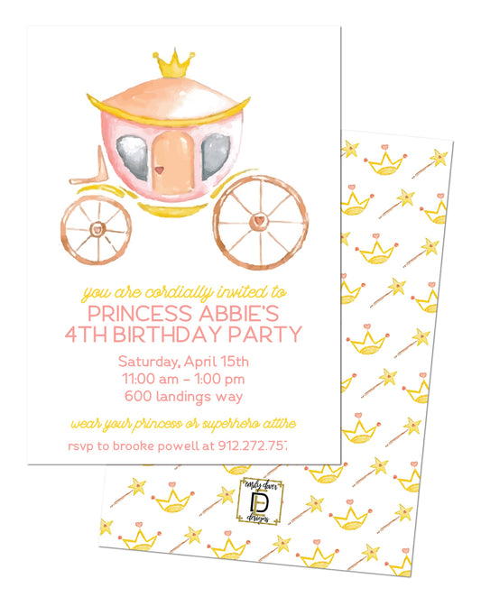 👸Princess Birthday Invitation