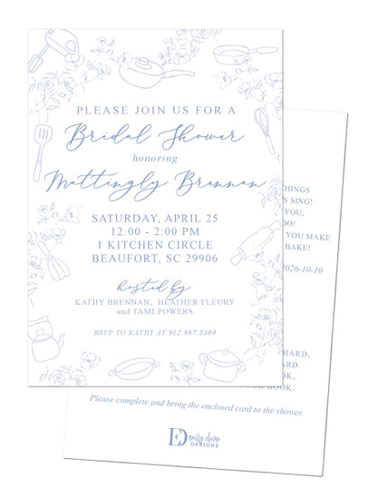 Kitchen Bridal Shower Invitation