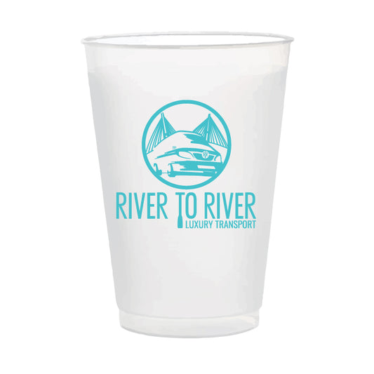 Company Logo 16oz frosted cups