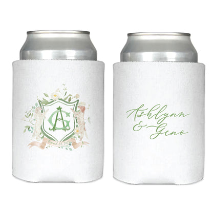 Monogram Crest Wedding Invitation