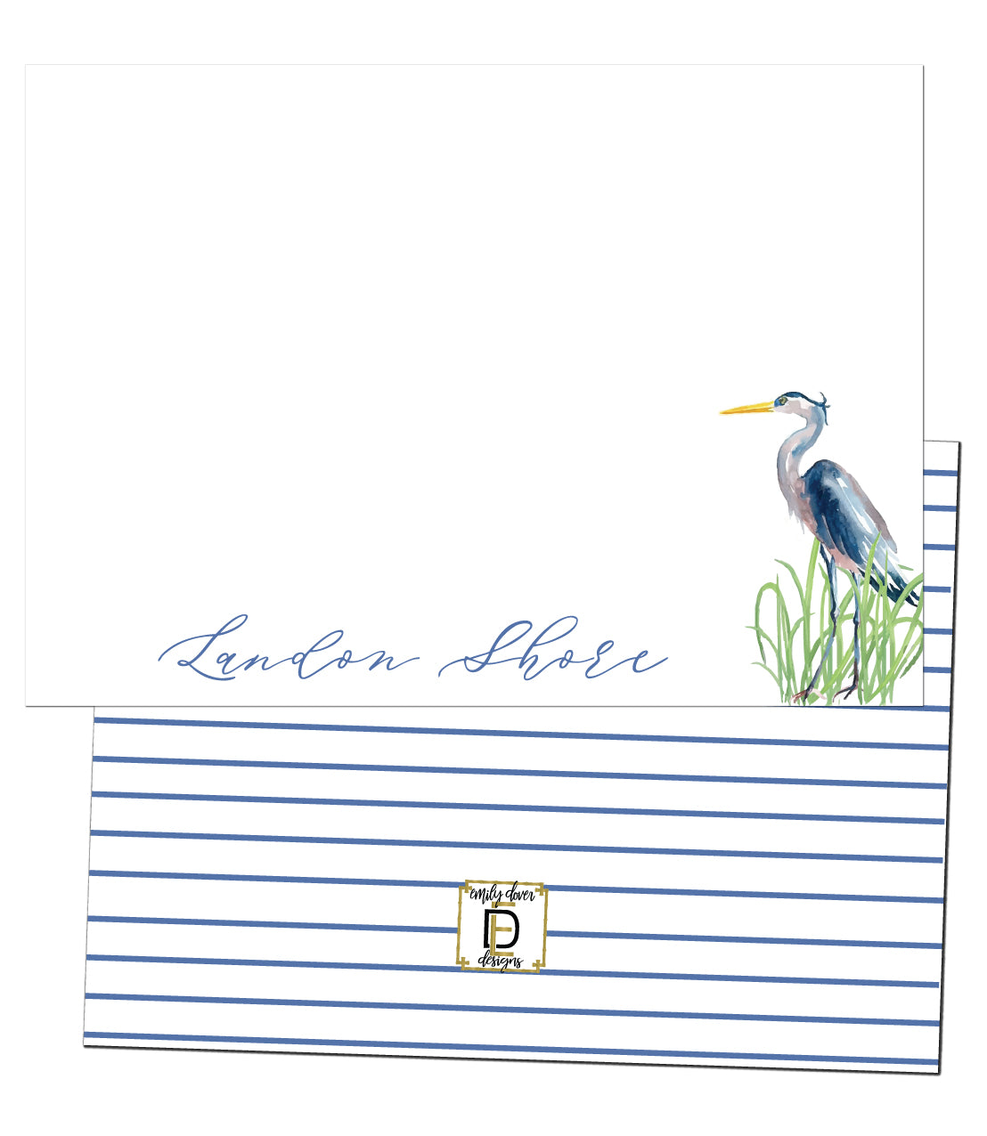 Heron Notecards