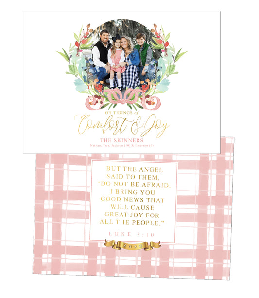 Comfort & Joy Christmas Card