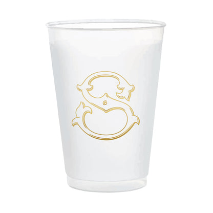 Monogram 16oz frosted cups