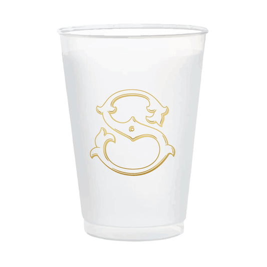 Monogram 16oz frosted cups