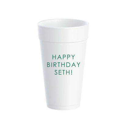 Custom 20oz styrofoam cups