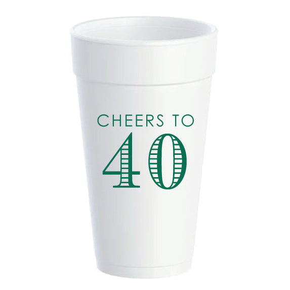 Custom 20oz styrofoam cups