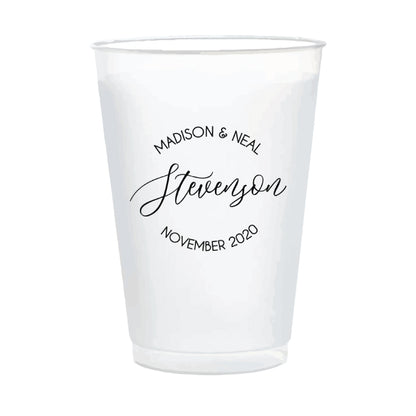 Custom 16oz frosted cups