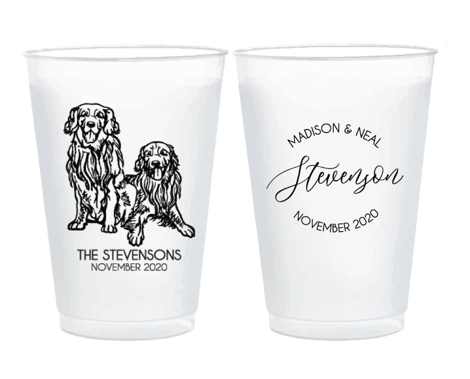 Custom 16oz frosted cups