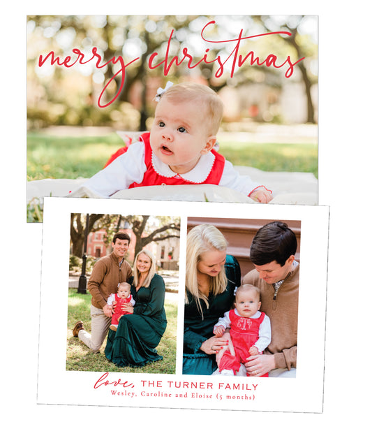 Photo Christmas Card
