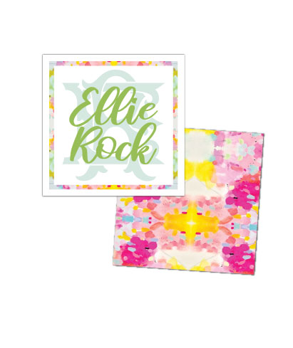 Neon Abstract Enclosure Cards