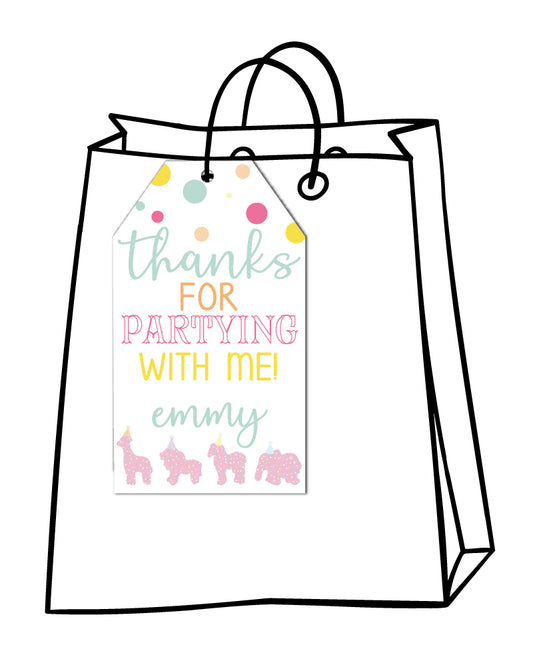 Animal Crackers Favor Tags