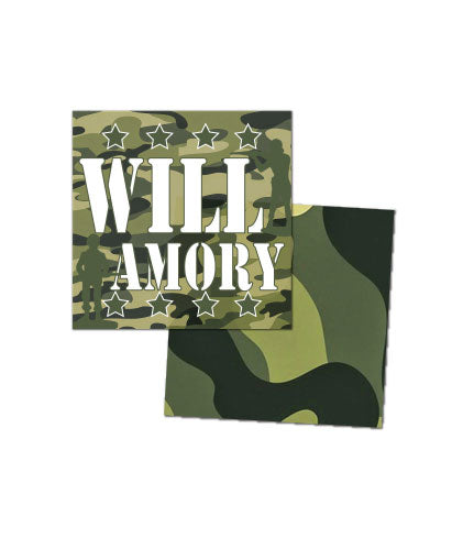 Army Camo Enclosure Cards