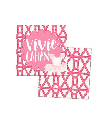 Pink Ballet Enclosure Cards