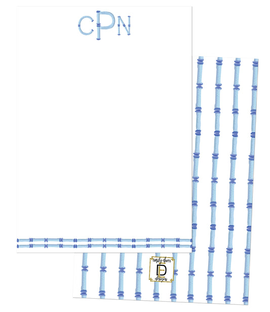 Bamboo Monogram Notecards