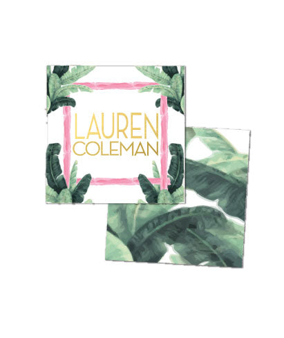 Banana Leaf Enclosure Cards