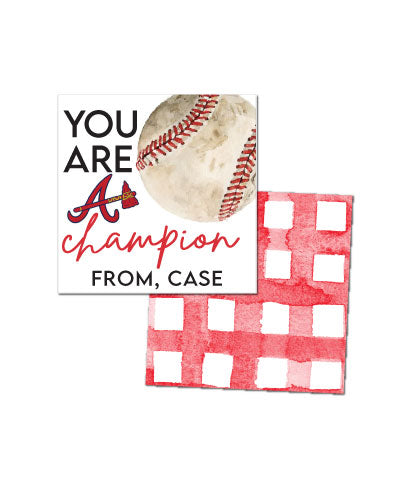 Baseball Valentines Tags
